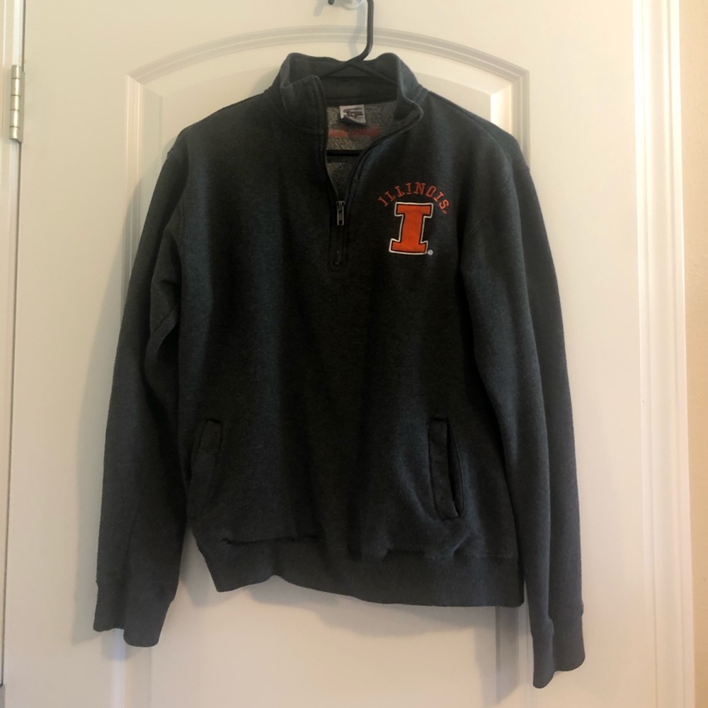 🔶Illinois College Half Zip-Up 🔶
